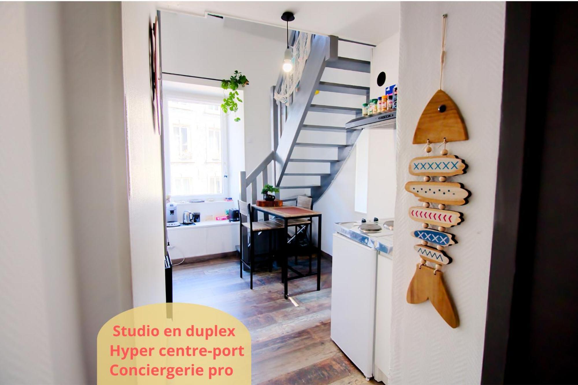 Petit Duplex Lumineux, Hyper Centre A 2 Pas Du Port, Intendance Luxury Host Шербур-ан-Котантен Екстер'єр фото